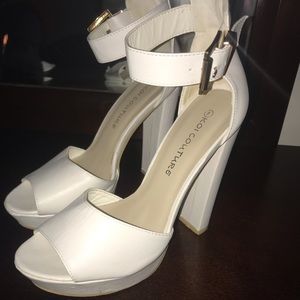 Women’s White heels